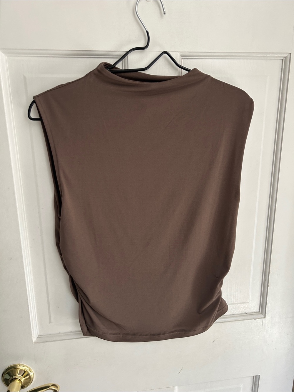 Sleeveless Mock Neck Top